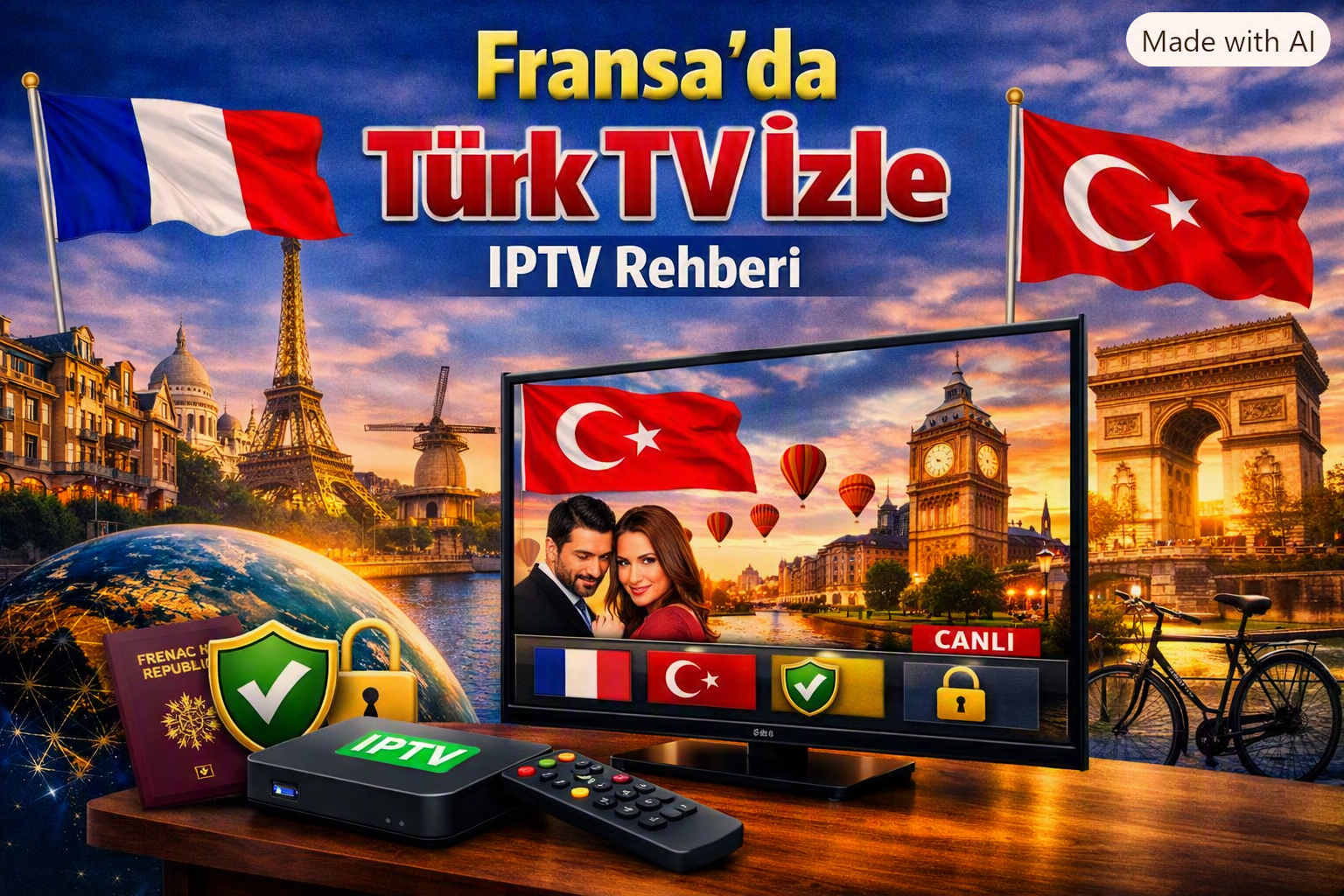 Fransa'da Türk TV İzle