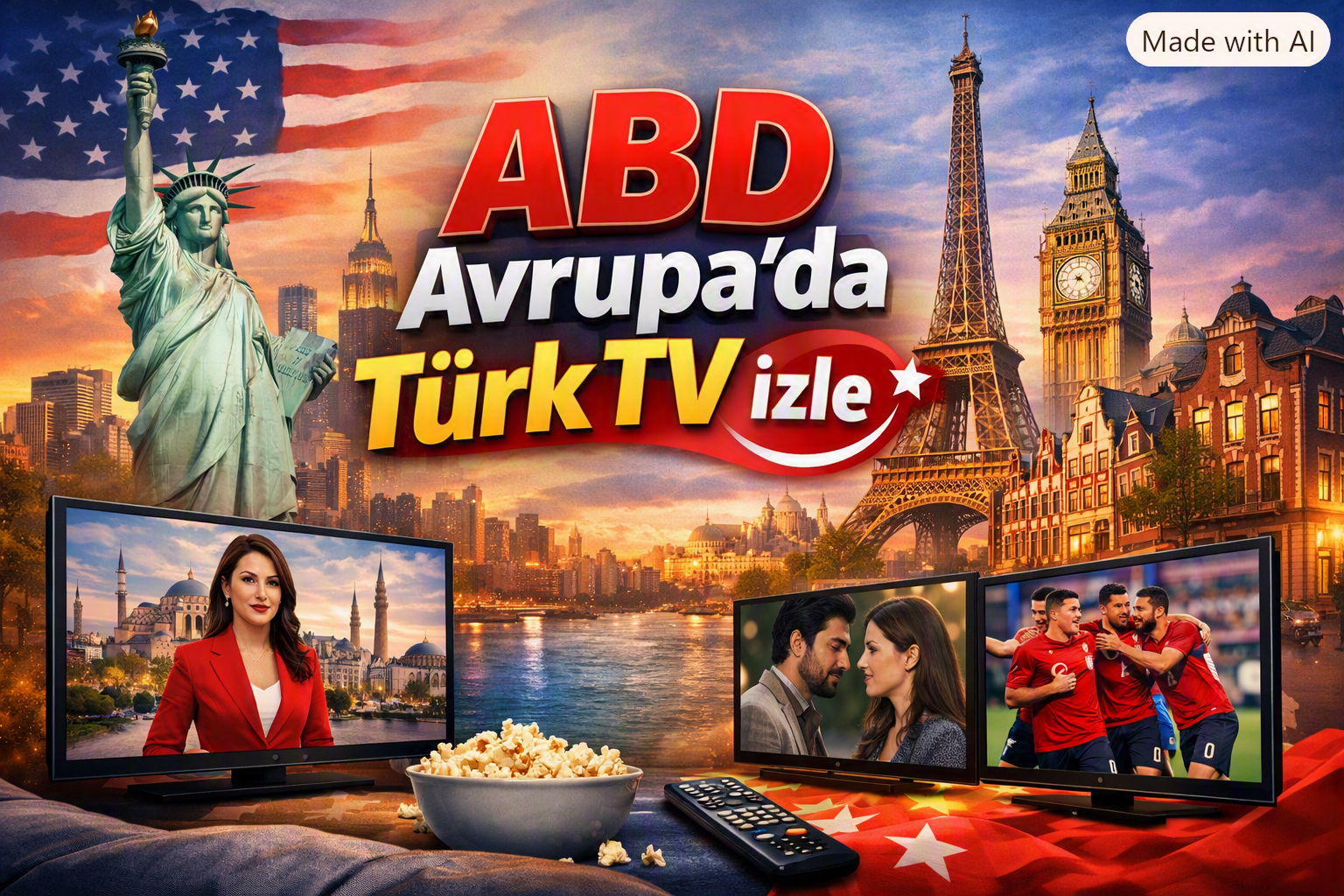 ABD Avrupa'da Türk TV izle